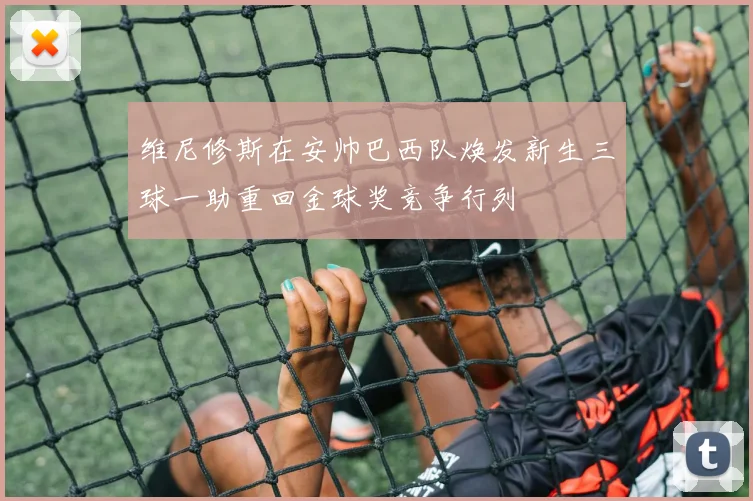 维尼修斯在安帅巴西队焕发新生三球一助重回金球奖竞争行列